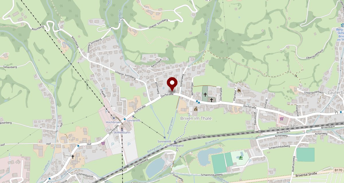 Map: location of the shop in Brixen im Thale
